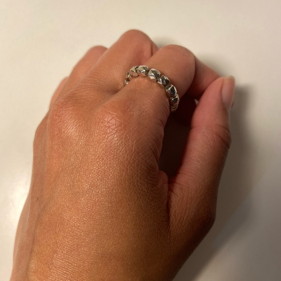 Handmade Rondelle Bead Beaded Ring Set - Picture 6 of 7